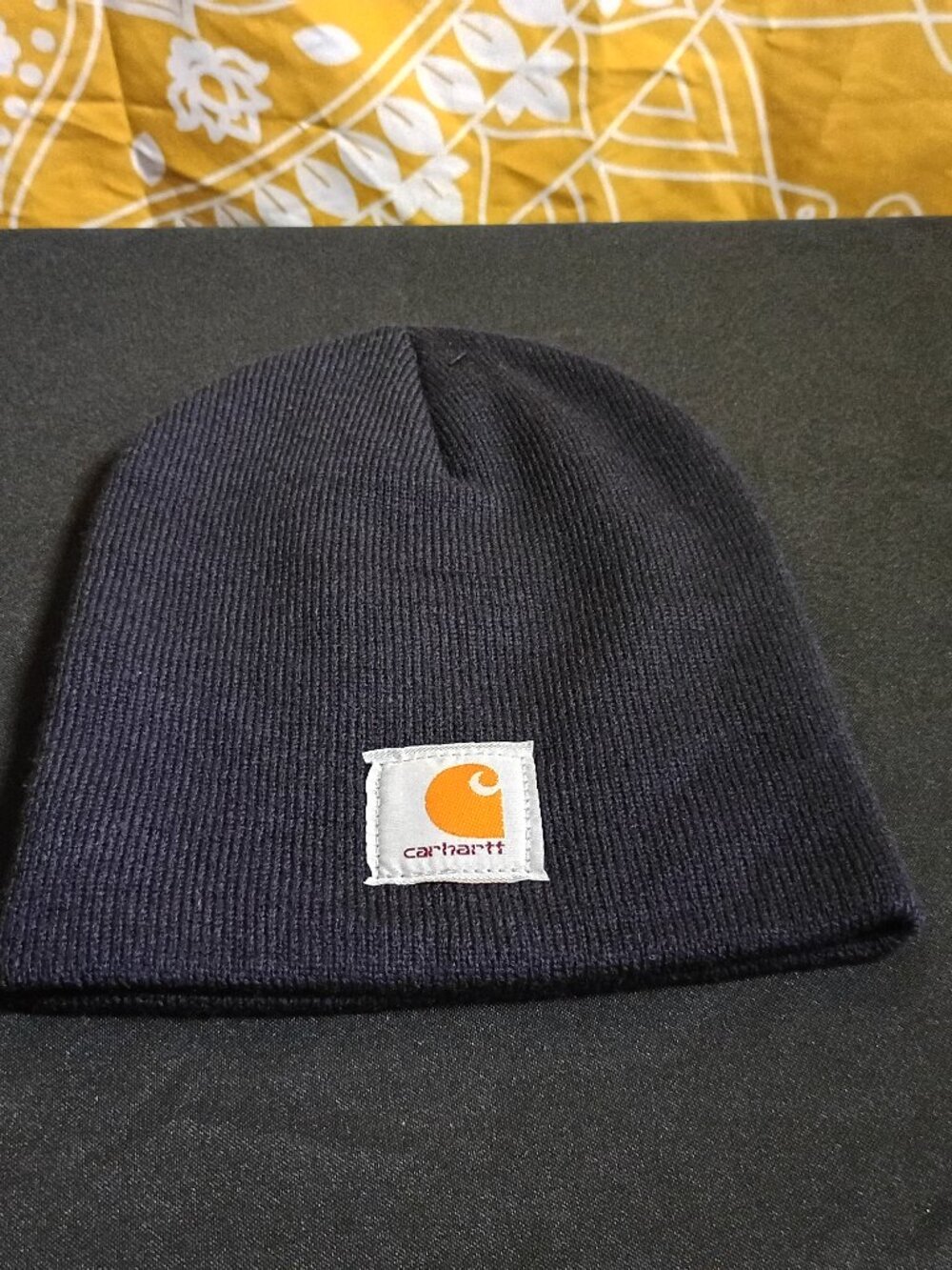 carhartt beanies navy blue with tags one size fits all